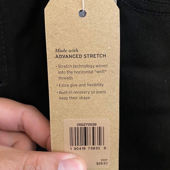 NWT Levi’s 527 Slim Fit Bootcut Black Stretch Jean - Picture 4 of 7